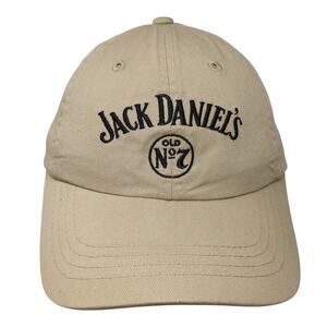 Jack Daniel's Old No. 7 Strapback Baseball Cap Brown One Size Magic Headwear